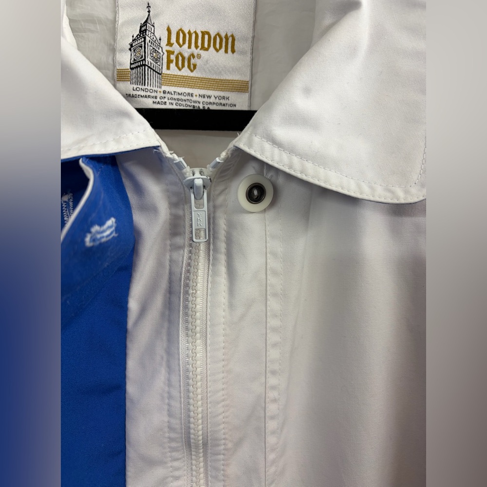 Vintage 90s London Fog Colorblock Windbreaker - Shoulder Pads - Picture 10 of 15